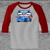 Raglan 3/4 Roundneck Shirt (Gray Body) Thumbnail