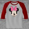 Raglan 3/4 Roundneck Shirt (Gray Body) Thumbnail