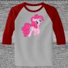 Raglan 3/4 Roundneck Shirt (Gray Body) Thumbnail
