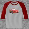 Raglan 3/4 Roundneck Shirt (Gray Body) Thumbnail