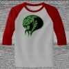 Raglan 3/4 Roundneck Shirt (Gray Body) Thumbnail
