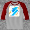Raglan 3/4 Roundneck Shirt (Gray Body) Thumbnail