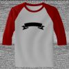 Raglan 3/4 Roundneck Shirt (Gray Body) Thumbnail