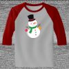 Raglan 3/4 Roundneck Shirt (Gray Body) Thumbnail