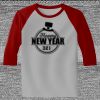 Raglan 3/4 Roundneck Shirt (Gray Body) Thumbnail