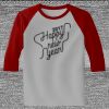 Raglan 3/4 Roundneck Shirt (Gray Body) Thumbnail