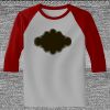 Raglan 3/4 Roundneck Shirt (Gray Body) Thumbnail