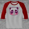 Raglan 3/4 Roundneck Shirt (Gray Body) Thumbnail