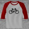 Raglan 3/4 Roundneck Shirt (Gray Body) Thumbnail
