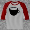 Raglan 3/4 Roundneck Shirt (Gray Body) Thumbnail