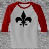 Raglan 3/4 Roundneck Shirt (Gray Body) Thumbnail