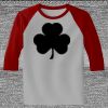 Raglan 3/4 Roundneck Shirt (Gray Body) Thumbnail