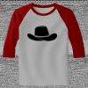 Raglan 3/4 Roundneck Shirt (Gray Body) Thumbnail
