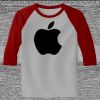Raglan 3/4 Roundneck Shirt (Gray Body) Thumbnail
