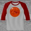 Raglan 3/4 Roundneck Shirt (Gray Body) Thumbnail