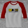 Raglan 3/4 Roundneck Shirt (Gray Body) Thumbnail