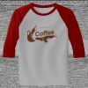 Raglan 3/4 Roundneck Shirt (Gray Body) Thumbnail
