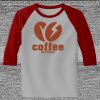 Raglan 3/4 Roundneck Shirt (Gray Body) Thumbnail