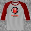 Raglan 3/4 Roundneck Shirt (Gray Body) Thumbnail