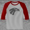 Raglan 3/4 Roundneck Shirt (Gray Body) Thumbnail