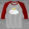 Raglan 3/4 Roundneck Shirt (Gray Body) Thumbnail