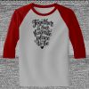 Raglan 3/4 Roundneck Shirt (Gray Body) Thumbnail