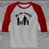 Raglan 3/4 Roundneck Shirt (Gray Body) Thumbnail