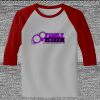 Raglan 3/4 Roundneck Shirt (Gray Body) Thumbnail
