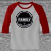 Raglan 3/4 Roundneck Shirt (Gray Body) Thumbnail