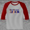 Raglan 3/4 Roundneck Shirt (Gray Body) Thumbnail