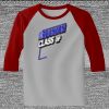Raglan 3/4 Roundneck Shirt (Gray Body) Thumbnail