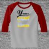 Raglan 3/4 Roundneck Shirt (Gray Body) Thumbnail