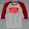 Raglan 3/4 Roundneck Shirt (Gray Body) Thumbnail