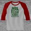 Raglan 3/4 Roundneck Shirt (Gray Body) Thumbnail