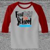 Raglan 3/4 Roundneck Shirt (Gray Body) Thumbnail