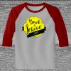 Raglan 3/4 Roundneck Shirt (Gray Body) Thumbnail