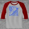 Raglan 3/4 Roundneck Shirt (Gray Body) Thumbnail