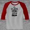Raglan 3/4 Roundneck Shirt (Gray Body) Thumbnail