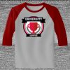 Raglan 3/4 Roundneck Shirt (Gray Body) Thumbnail