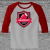 Raglan 3/4 Roundneck Shirt (Gray Body) Thumbnail