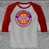 Raglan 3/4 Roundneck Shirt (Gray Body) Thumbnail