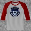 Raglan 3/4 Roundneck Shirt (Gray Body) Thumbnail