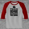 Raglan 3/4 Roundneck Shirt (Gray Body) Thumbnail