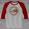 Raglan 3/4 Roundneck Shirt (Gray Body) Thumbnail