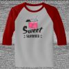 Raglan 3/4 Roundneck Shirt (Gray Body) Thumbnail